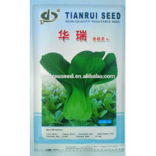 PK02 Huarui early maturity f1 hybrid pakchoi seeds, green pakchoi seeds